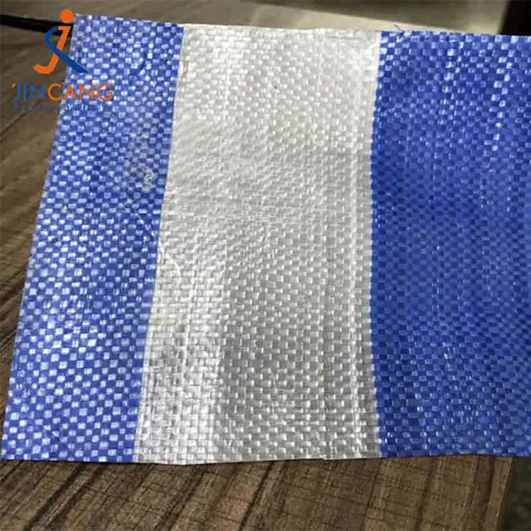 Qara üçbucaq ilə 100% təkrar material pp tarpaulin gücləndirildi