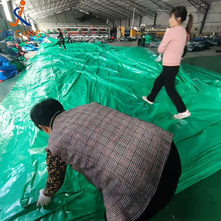 140g yaşıl pe tarpaulin