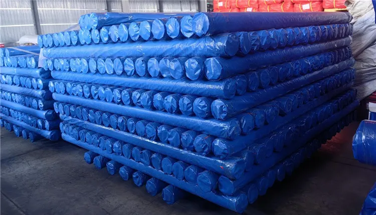 Mavi Pe Tarpaulin Roll davamlı qorunması üçündür.