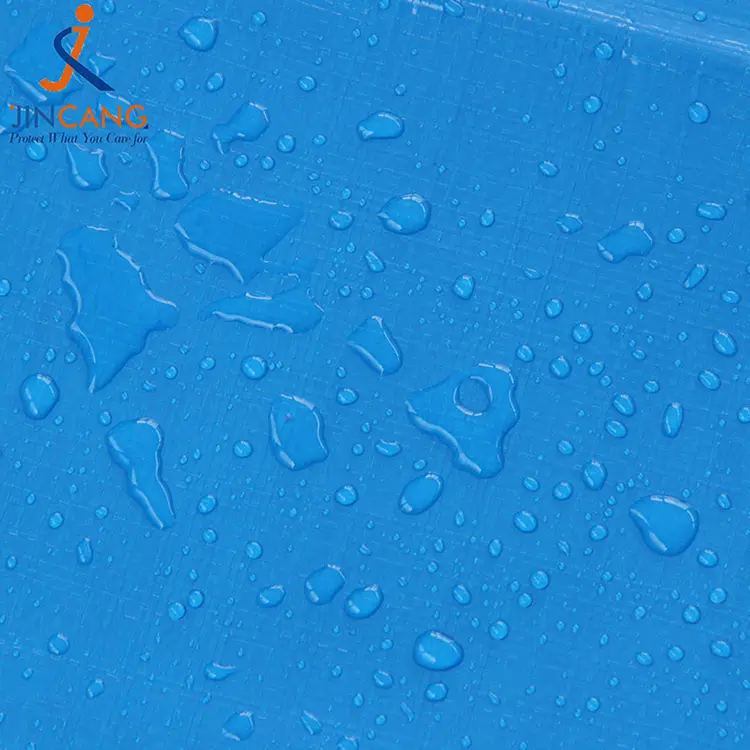 220g mavi ağ çap pe tarpaulin