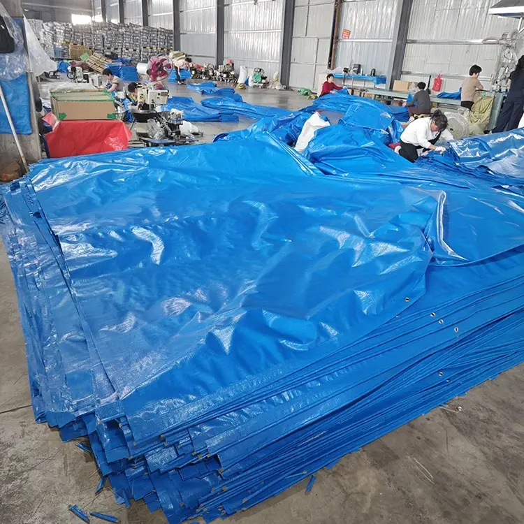 Mavi 150gsm pe tarpaulin